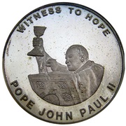 1000 Kwacha Pope John Paul II reverse image