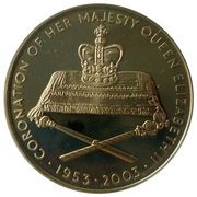 1000 Kwacha Coronation, Zambia, 2003 reverse image