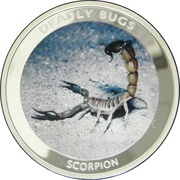 1000 Kwacha Scorpion, Zambia, 2010 reverse image