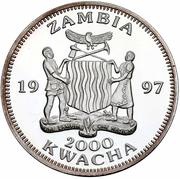 2000 Kwacha Leonardo Da Vinci obverse image
