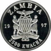 2500 Kwacha Princess Diana obverse image