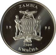 2500 Kwacha World Health Organization obverse image