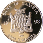 4000 Kwacha Princess Diana - Pattern obverse image