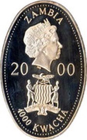 4000 Kwacha - Elizabeth II Queen Mother obverse image