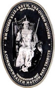 4000 Kwacha - Elizabeth II Queen Mother, Zambia, 2000 reverse image