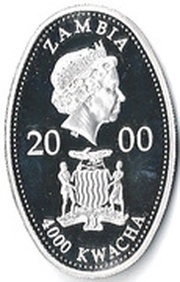 4000 Kwacha - Elizabeth II Queen Mother obverse image
