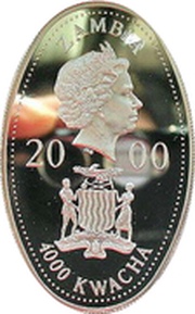 4000 Kwacha Sir Francis Drake obverse image