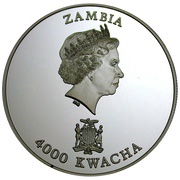 4000 Kwacha - Elizabeth II 75th Anniversary of Queen Elizabeth II obverse image