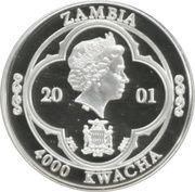 4000 Kwacha - Elizabeth II King Edward VII obverse image