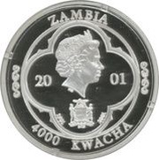4000 Kwacha - Elizabeth II Queen Victoria obverse image