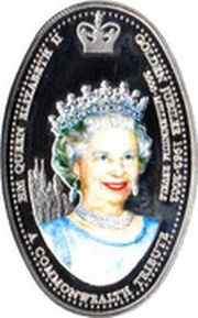4000 Kwacha - Elizabeth II Millennium Revels, Zambia, 2002 reverse image