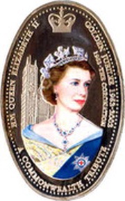 4000 Kwacha - Elizabeth II The Coronation, Zambia, 2002 reverse image