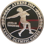 4000 Kwacha Olympics 2004, Zambia, 2003 reverse image