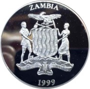 5000 Kwacha Elephant and calf right obverse image
