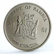 5000 Kwacha Elephant obverse image
