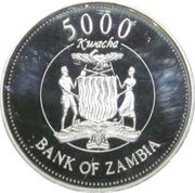 5000 Kwacha Year of the Snake obverse image