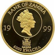 6000 Kwacha - Elizabeth II RMS Douro obverse image