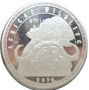 1000 Kwacha African Buffalo, Zambia, 2014 reverse image