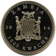 1000 Kwacha African Buffalo obverse image