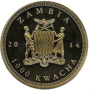 1000 Kwacha African Oryx obverse image