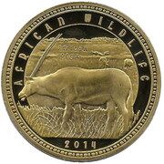 1000 Kwacha African Oryx reverse image