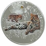 1000 Kwacha Amur Leopard, Zambia, 2014 reverse image