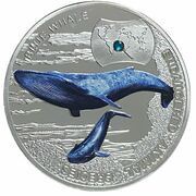 1000 Kwacha Blue Whale, Zambia, 2014 reverse image