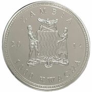 1000 Kwacha Grevy's Zebra obverse image