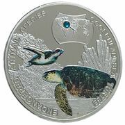 1000 Kwacha Loggerhead Sea Turtle, Zambia, 2014 reverse image