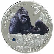 1000 Kwacha Mountain Gorilla, Zambia, 2014 reverse image