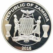 5000 Kwacha African Elephant obverse image
