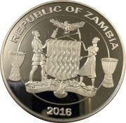 5000 Kwacha African Oryx obverse image