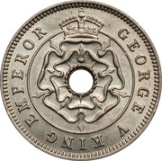 ½ Penny - George V obverse image