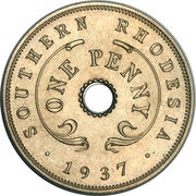 1 Penny - George VI reverse image