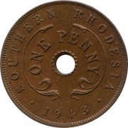 1 Penny - George VI reverse image
