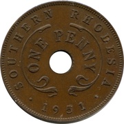 1 Penny - George VI reverse image