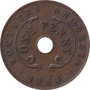 1 Penny - Elizabeth II reverse image