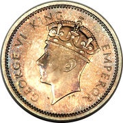 3 Pence - George VI obverse image
