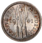 3 Pence - George VI reverse image
