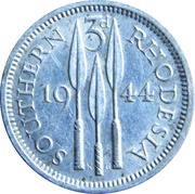3 Pence - George VI reverse image