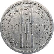 3 Pence - George VI reverse image