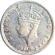 6 Pence - George VI obverse image