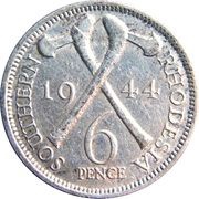 6 Pence - George VI reverse image