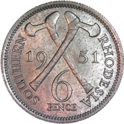 6 Pence - George VI reverse image