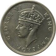1 Shilling - George VI obverse image
