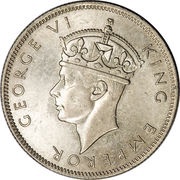 2 Shillings - George VI obverse image