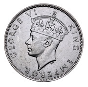 ½ Crown - George VI obverse image