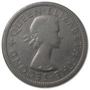 ½ Crown - Elizabeth II obverse image