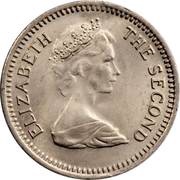 3 Pence - Elizabeth II 2nd portrait obverse image
