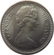 1 Shilling / 10 Cents - Elizabeth II 2nd portrait obverse image